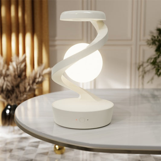 Spiral Levitation Floating Light RGB with Wireless Charging Pad - S&N Gadgets
