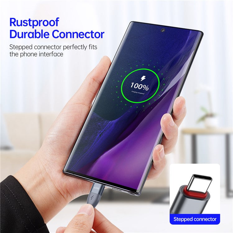 DUZZONA 65W USB-C to USB-C Fast Charging Cable - S&N Gadgets