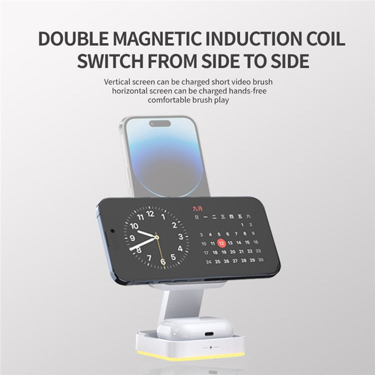 3-in-1 Foldable Magnetic Wireless Charger - S&N Gadgets