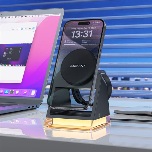 ACEFAST Wireless Charger 3-in-1 with Light - S&N Gadgets