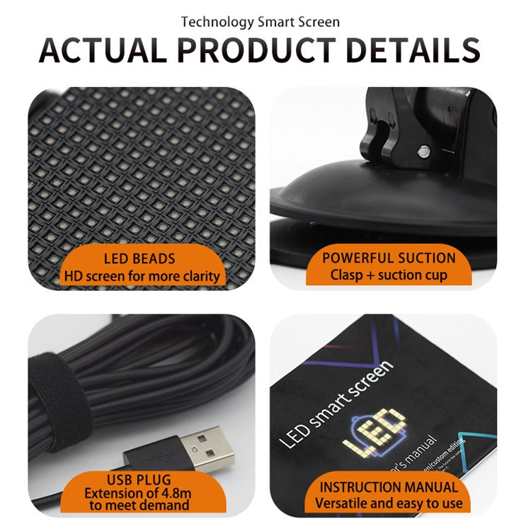 Car Back Window LED Display Light - S&N Gadgets
