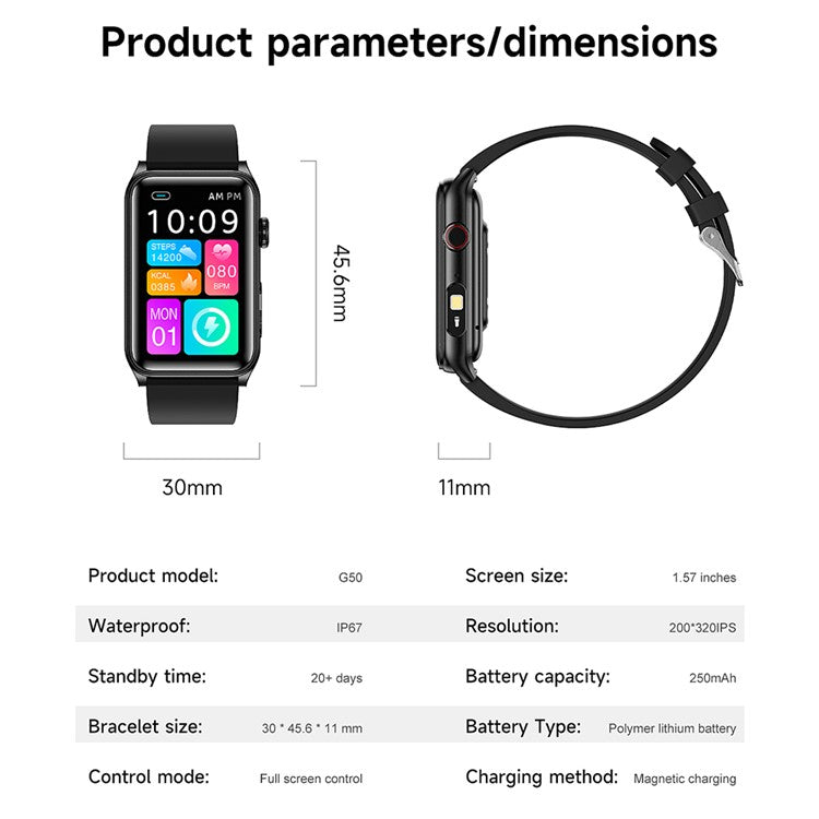 1.57 Inch Smart Bracelet Fitness Tracker - S&N Gadgets