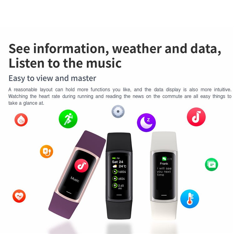 Slim Fitness Tracker Watch - S&N Gadgets