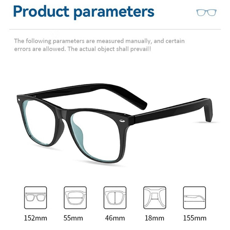 Anti-Blue-Ray Bluetooth-compatible Glasses - S&N Gadgets