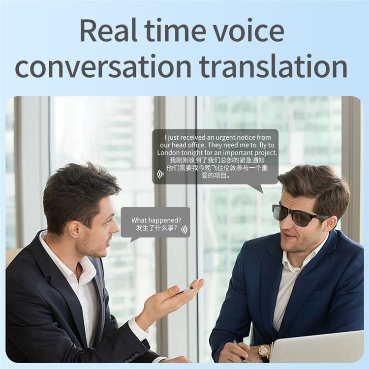 Smart AI Translation Bluetooth-Compatible Glasses - S&N Gadgets