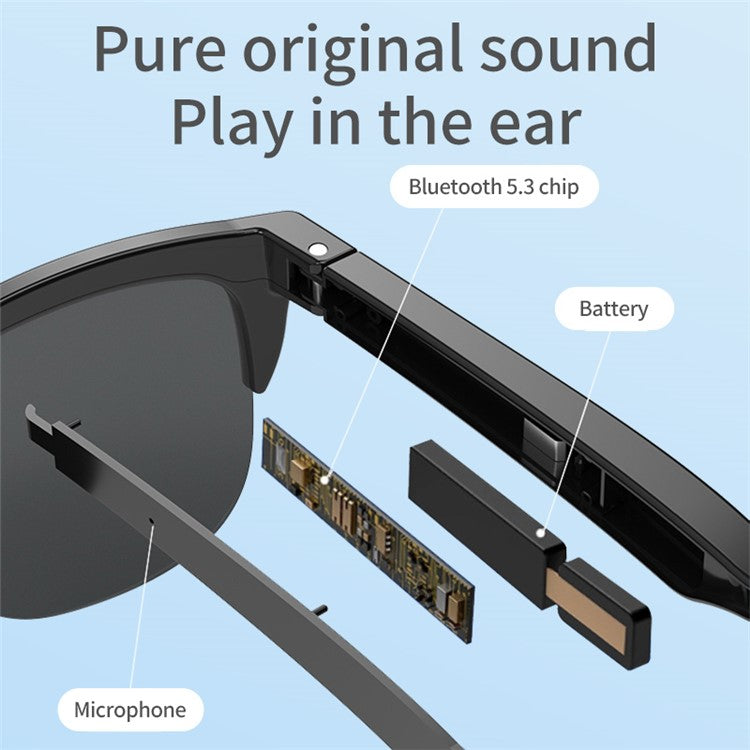 Smart AI Translation Bluetooth-Compatible Glasses - S&N Gadgets