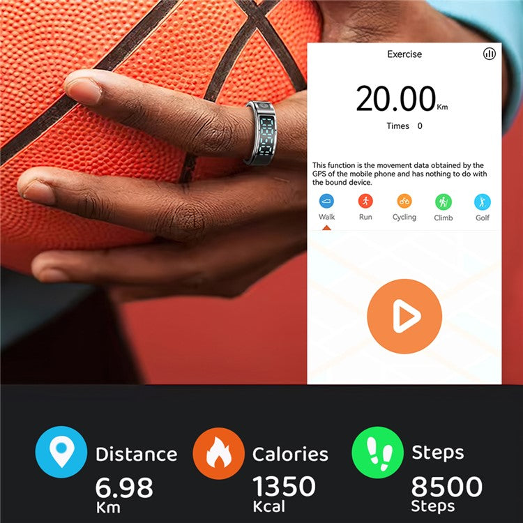 Digital Display Smart Ring - S&N Gadgets