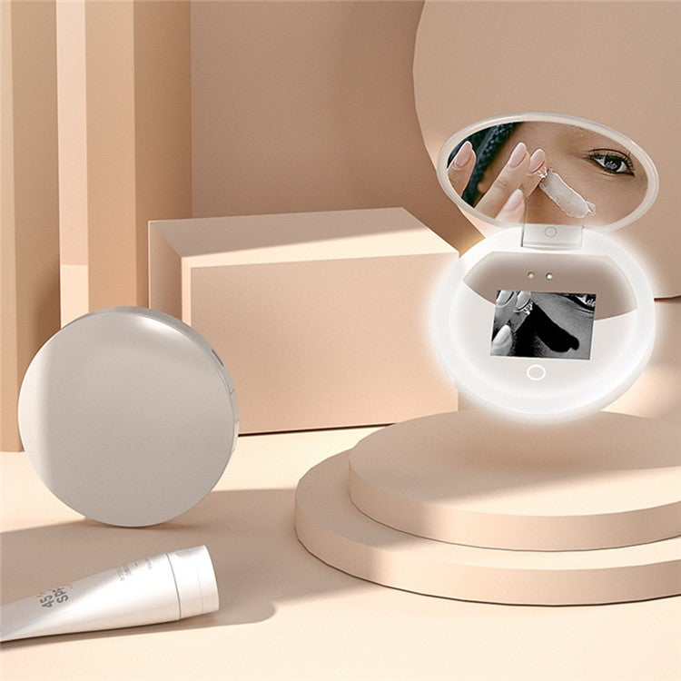 Smart Makeup Mirror Built-in UV Camera for Sunscreen Test - S&N Gadgets