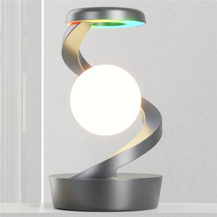 Spiral Levitation Floating Light RGB with Wireless Charging Pad - S&N Gadgets