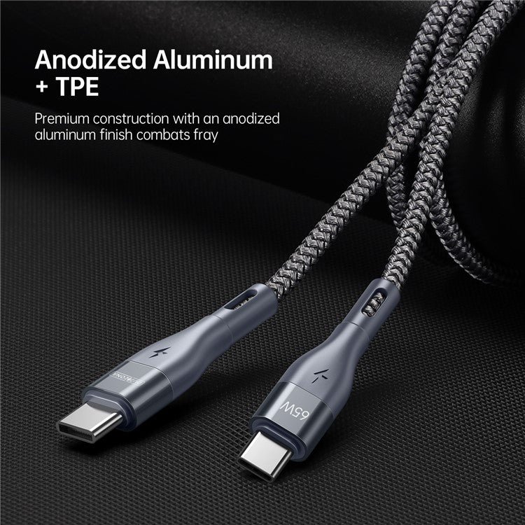 DUZZONA 65W USB-C to USB-C Fast Charging Cable - S&N Gadgets