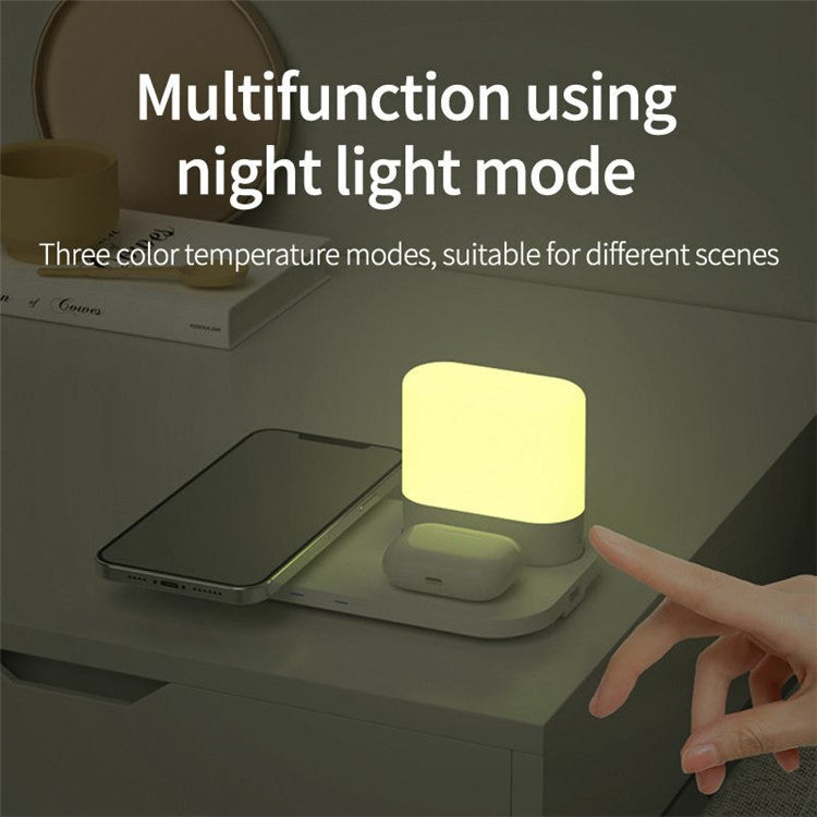Wireless Charger with Nightstand Lamp - S&N Gadgets