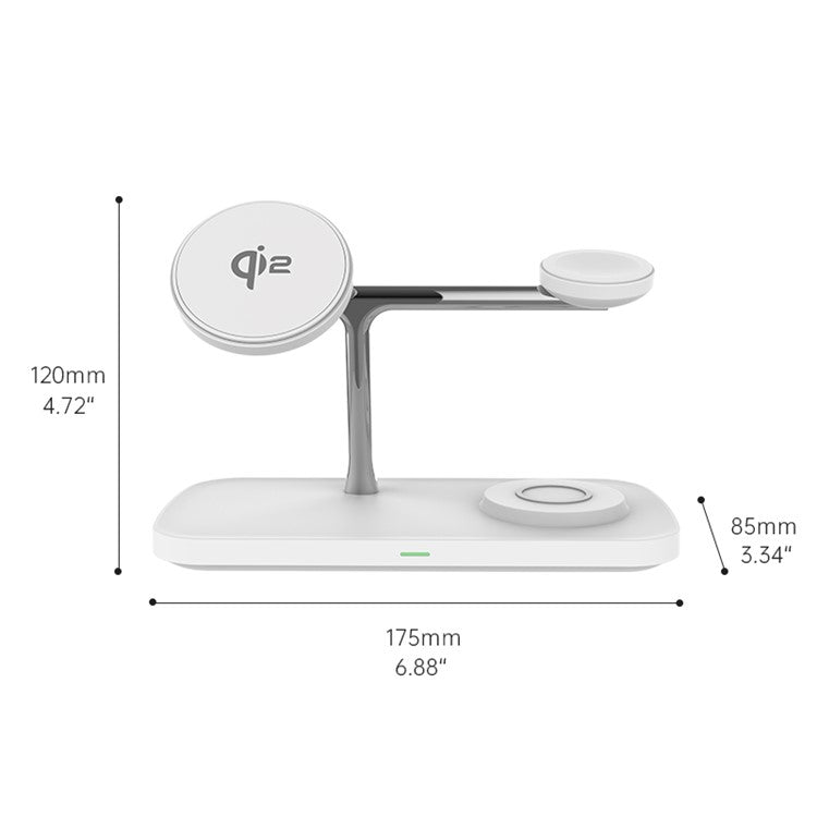 Qi2 3-in-1 Desktop Charging Stand - S&N Gadgets