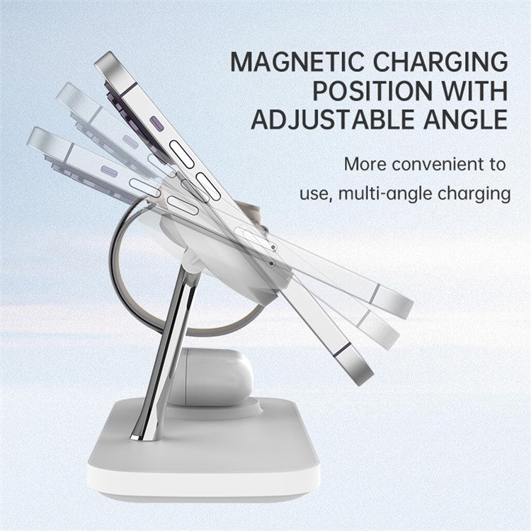 Qi2 3-in-1 Desktop Charging Stand - S&N Gadgets