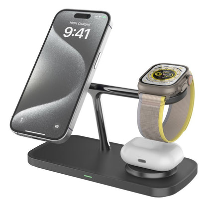 Qi2 3-in-1 Desktop Charging Stand - S&N Gadgets