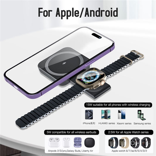 Wireless Charging Station 3-in-1 - S&N Gadgets