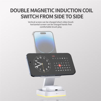 3-in-1 Foldable Magnetic Wireless Charger - S&N Gadgets