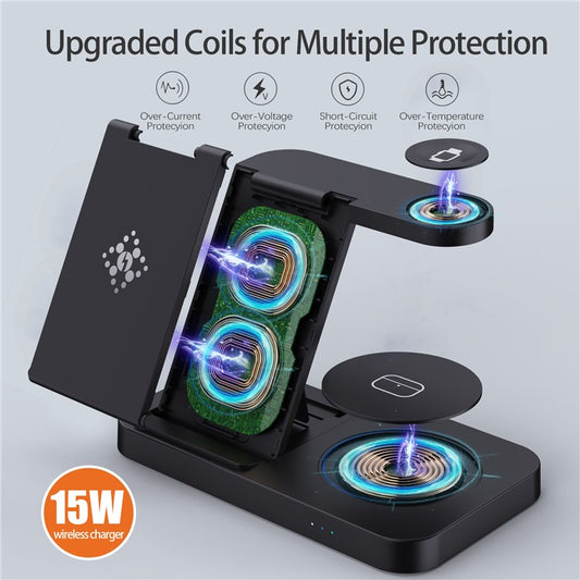 3-in-1 Fast Charging Station - S&N Gadgets