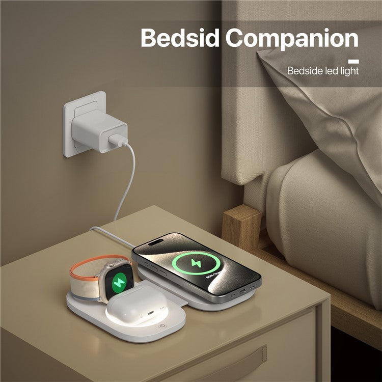 3-in-1 Foldable Travel Charger (No Power Adapter) - S&N Gadgets