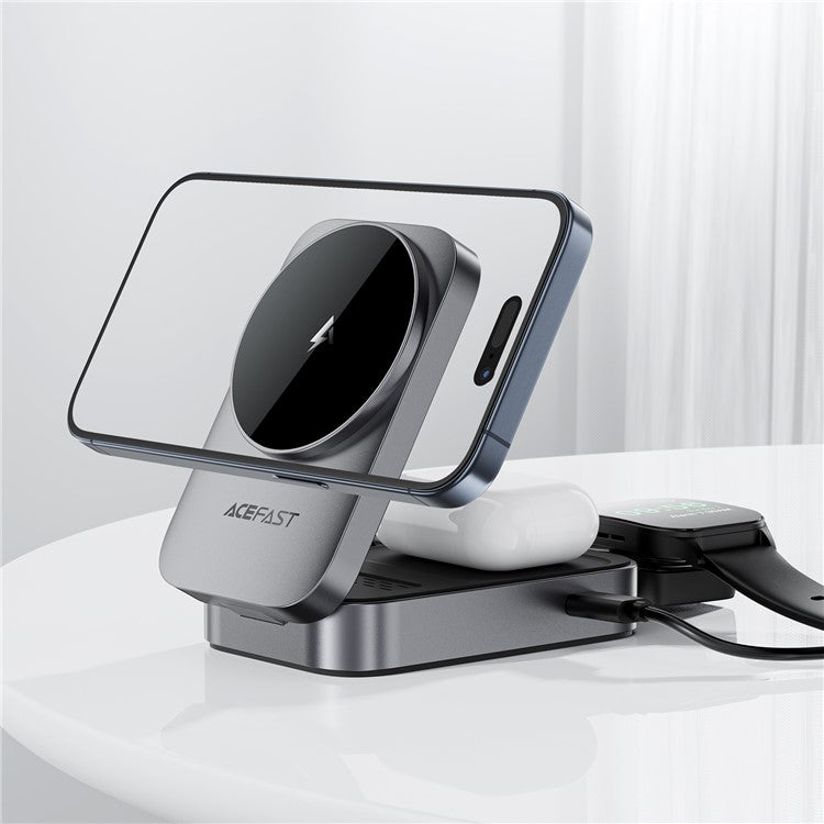 ACEFAST 3-in-1 Desktop Wireless Charger - S&N Gadgets