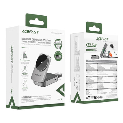 ACEFAST 3-in-1 Desktop Wireless Charger - S&N Gadgets