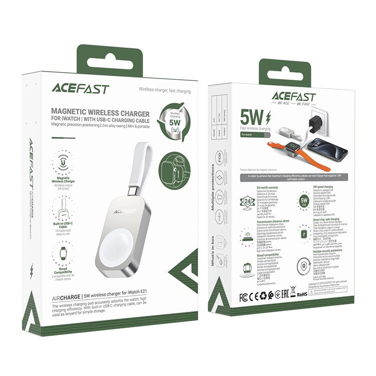 ACEFAST Wireless Charger for iWatch - S&N Gadgets