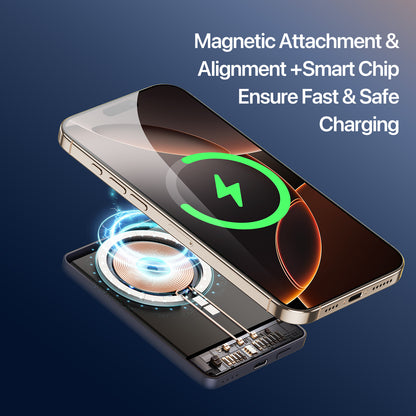 DUZZONA 5-in-1 Magnetic Wireless Charger - S&N Gadgets
