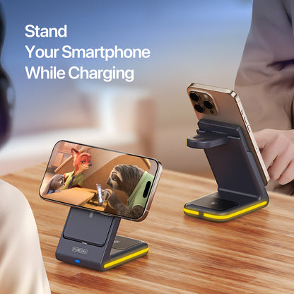 DUZZONA 5-in-1 Magnetic Wireless Charger - S&N Gadgets