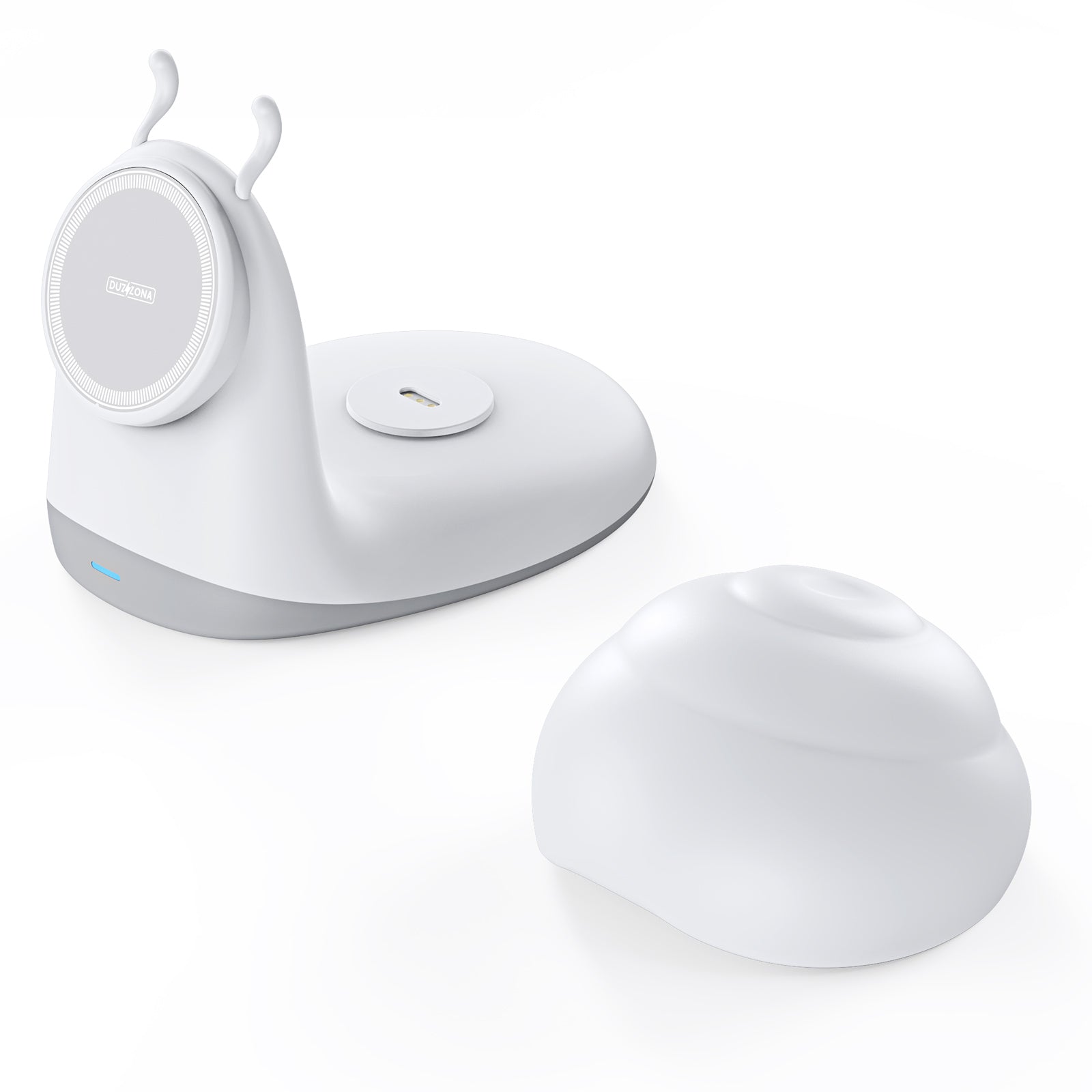 DUZZONA Snail-Shaped Magnetic Wireless Charger with Night Lamp - S&N Gadgets