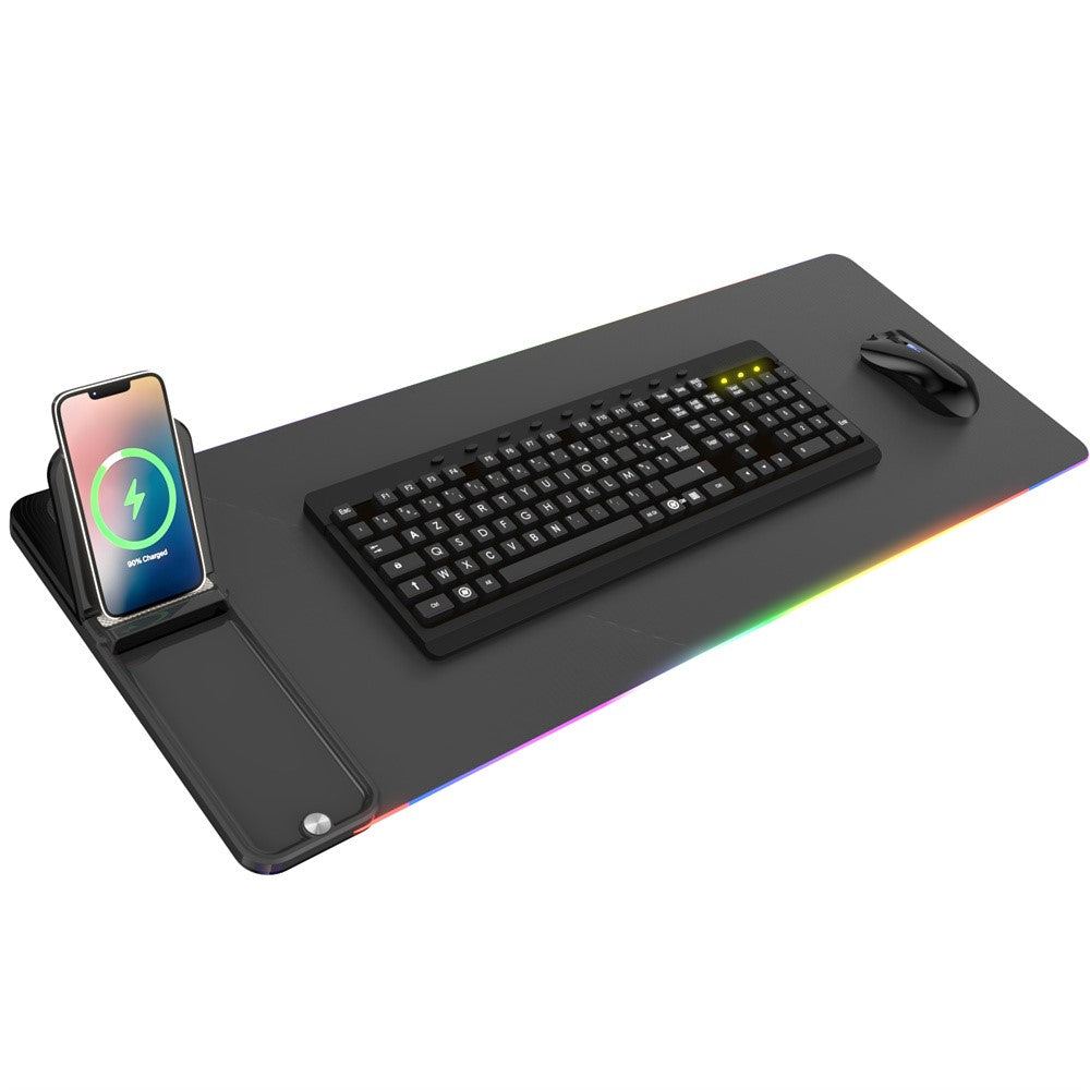 Multifunctional LED Mousepad with Wireless Charging - S&N Gadgets