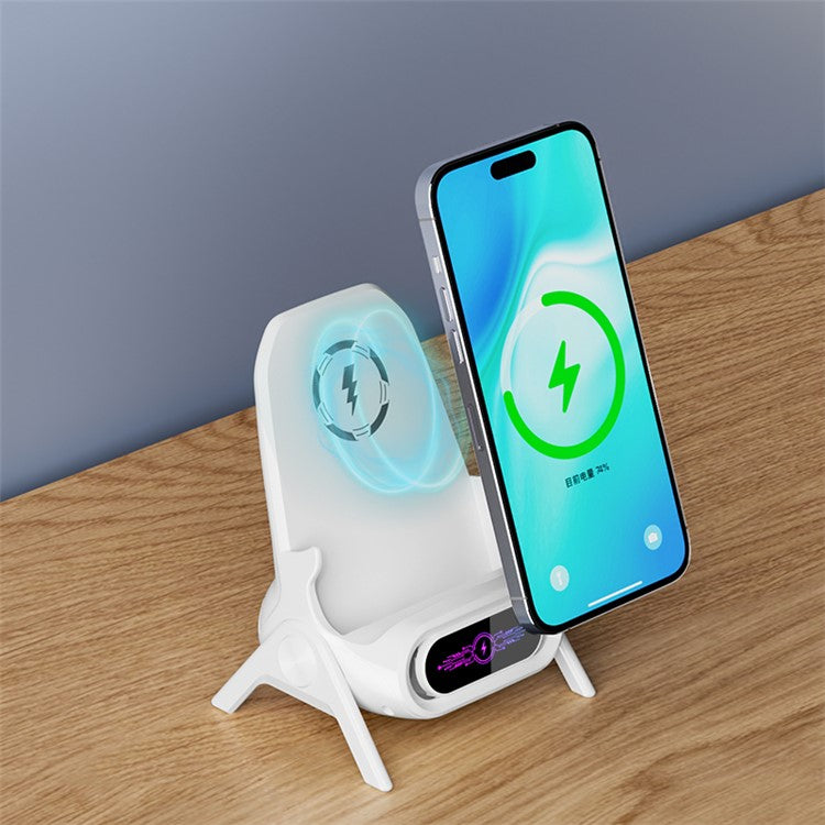 Magnetic Wireless Charger Stand (with 3 Adapters) - S&N Gadgets