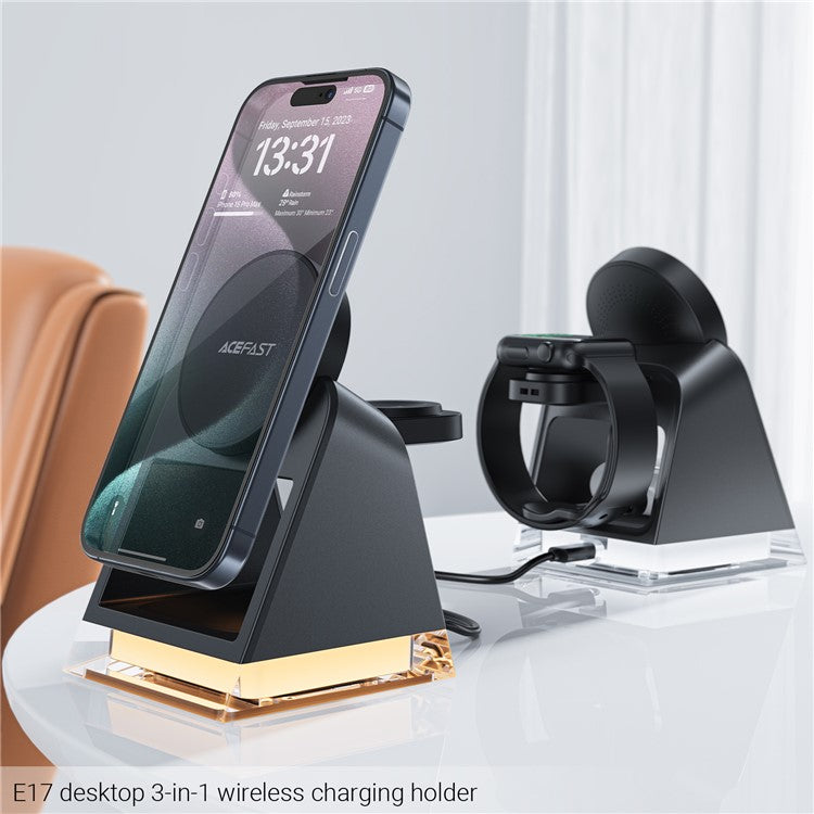 ACEFAST Wireless Charger 3-in-1 with Light - S&N Gadgets