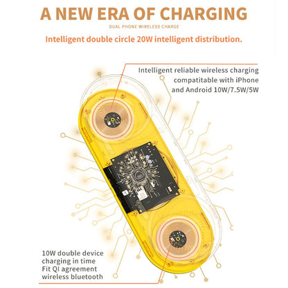 ICARER FAMILY 2-in-1 Cute Cartoon Design Wireless Charger - S&N Gadgets