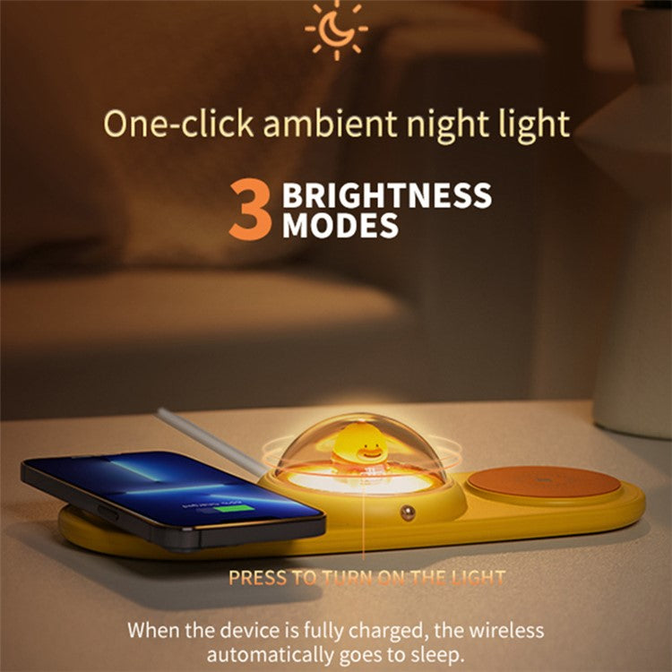 ICARER FAMILY 2-in-1 Cute Cartoon Design Wireless Charger - S&N Gadgets