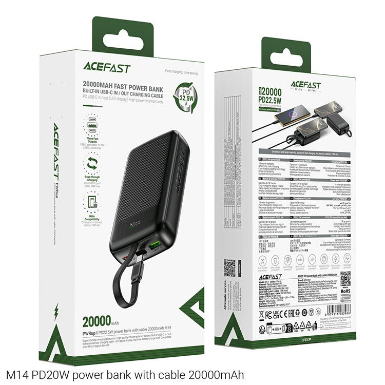 ACEFAST Power Bank 20000mAh - S&N Gadgets