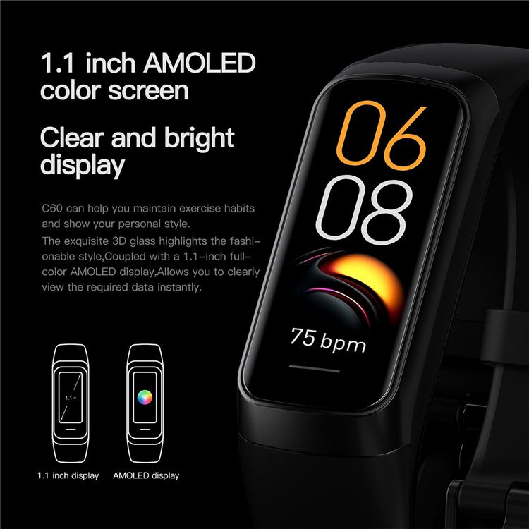 1.1 inch Waterproof Smart Watch - S&N Gadgets