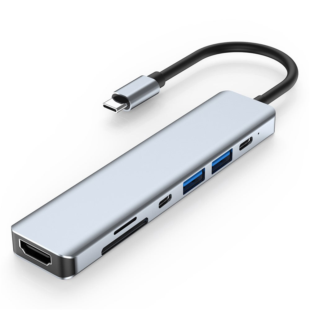7-in-1 USB-C Portable Adapter - S&N Gadgets