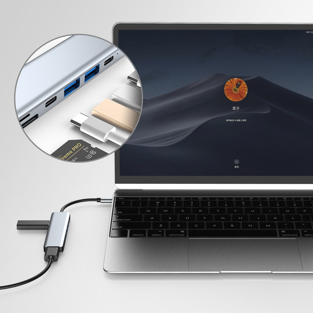 7-in-1 USB-C Portable Adapter - S&N Gadgets