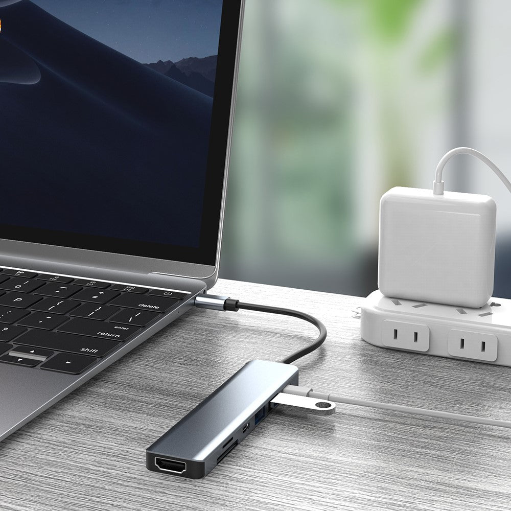7-in-1 USB-C Portable Adapter - S&N Gadgets
