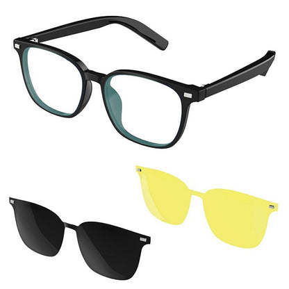 Smart Glasses with Anti-Blue-Ray Lens+Magnetic Lens+Night Vision Lens - S&N Gadgets