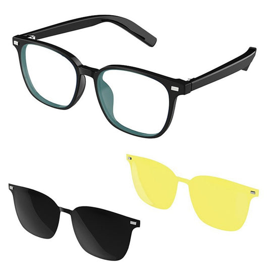 Smart Glasses with Anti-Blue-Ray Lens+Magnetic Lens+Night Vision Lens - S&N Gadgets