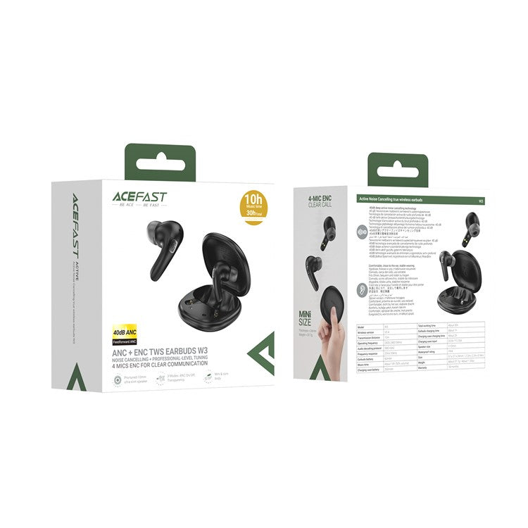 ACEFAST Active Noise Cancelling Earbuds - S&N Gadgets