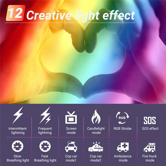 0.96-inch TFT Screen Pocket Fill Light 12 Effects RGB - S&N Gadgets
