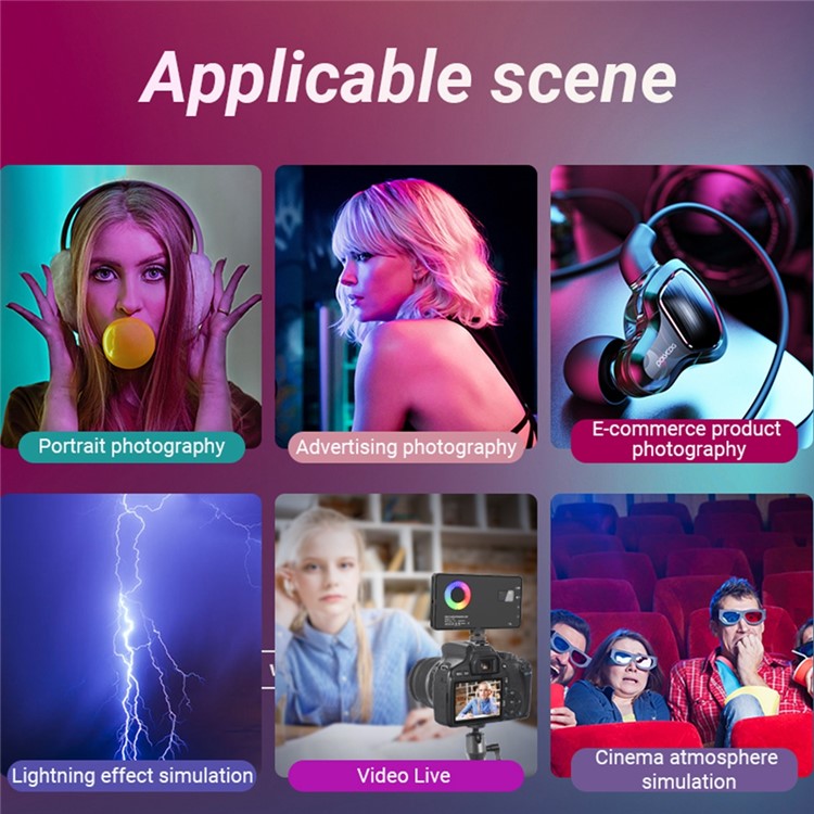 0.96-inch TFT Screen Pocket Fill Light 12 Effects RGB - S&N Gadgets