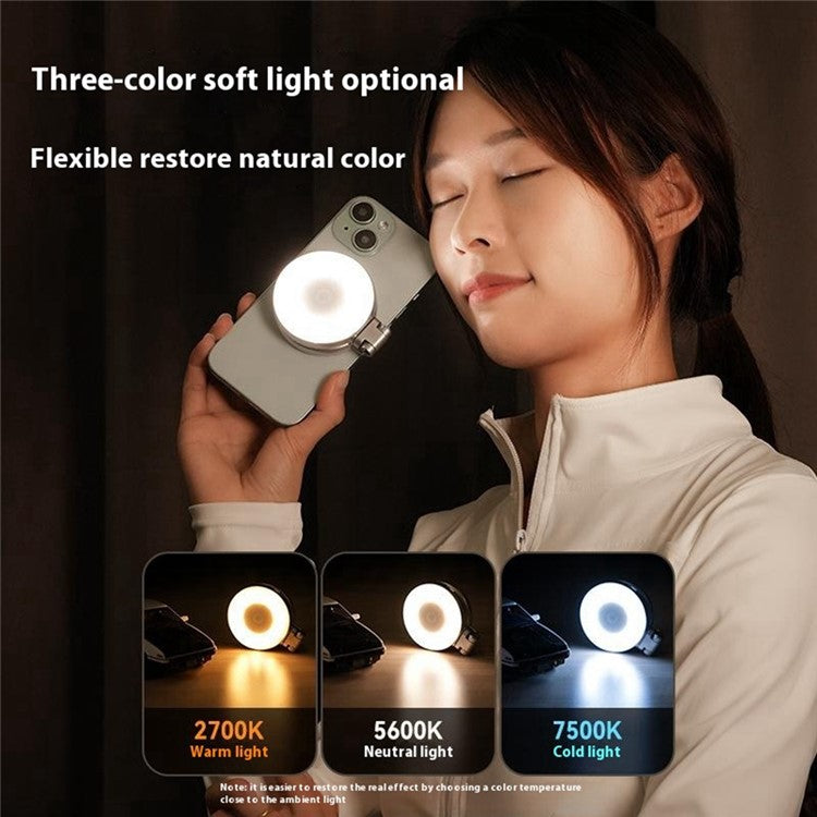 TELESIN Magnetic Selfie Light with Mirror (Pocket Size) - S&N Gadgets
