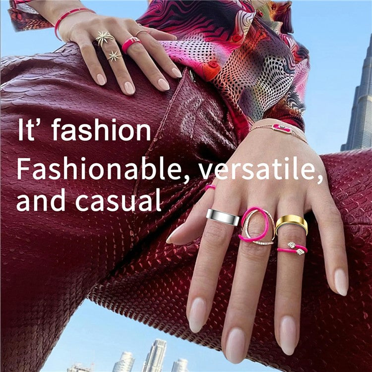 Magnetic Charging Smart Ring with Heart Rate, Blood Oxygen, Sleep Monitoring - S&N Gadgets