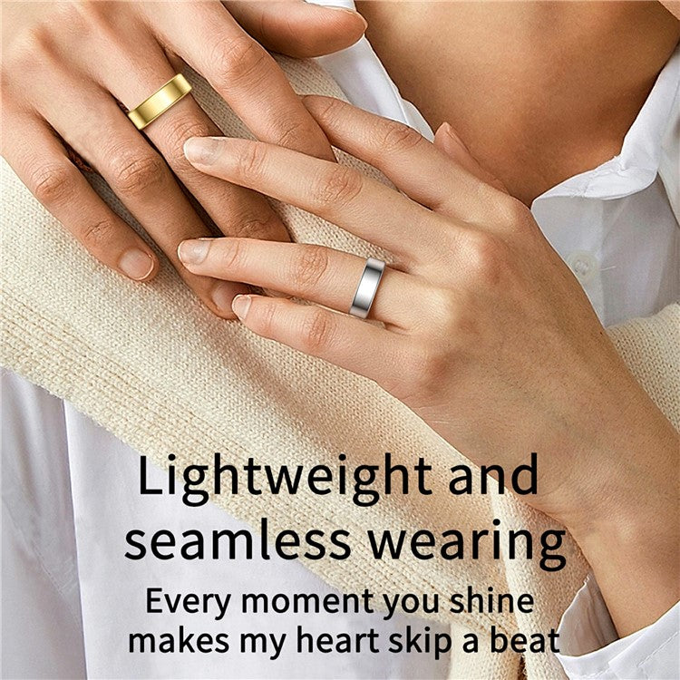 Magnetic Charging Smart Ring with Heart Rate, Blood Oxygen, Sleep Monitoring - S&N Gadgets