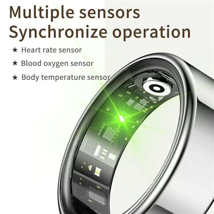 Magnetic Charging Smart Ring with Heart Rate, Blood Oxygen, Sleep Monitoring - S&N Gadgets