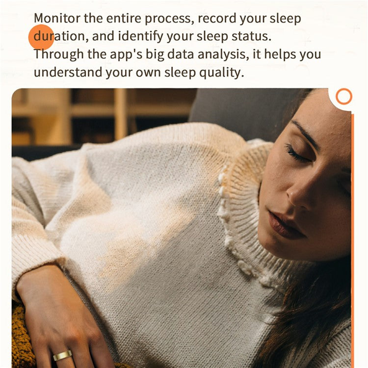 Magnetic Charging Smart Ring with Heart Rate, Blood Oxygen, Sleep Monitoring - S&N Gadgets
