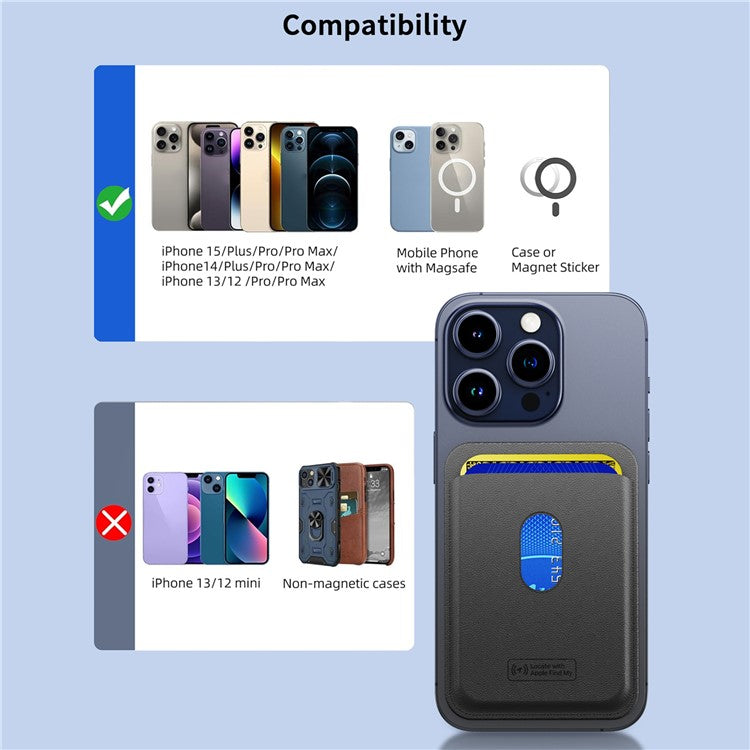 Card Holder Anti-Lost Tracker Compatible with Find My App - S&N Gadgets