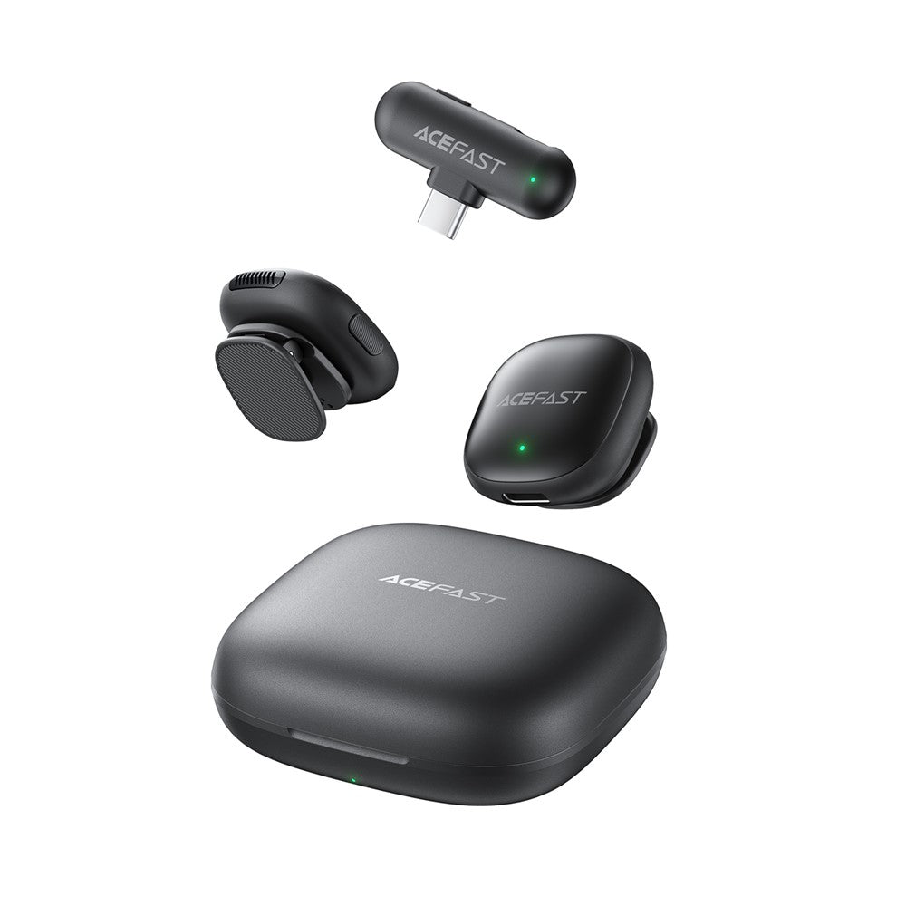 ACEFAST Wireless Lavalier Mic 360° Omnidirectional AI Noise Cancelling - S&N Gadgets